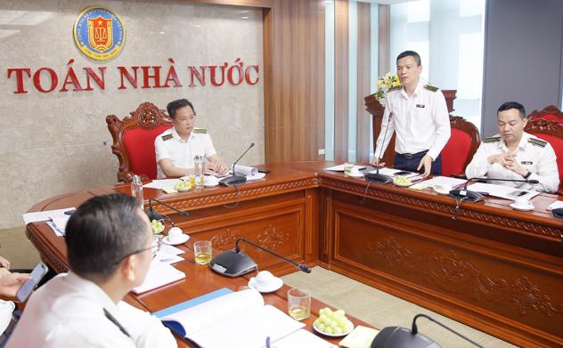 Tổng KTNN làm việc với Cục Công nghệ thông tin
